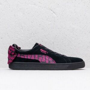 Puma x Barbie 50 Year Anniversary Colab Black Suede Sneakers Size 8